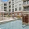 fountain feature in wading pool
